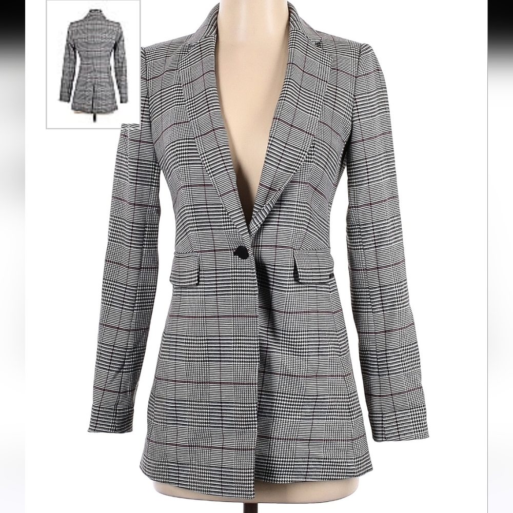 Calvin Klein, womans one button blazer 14P
